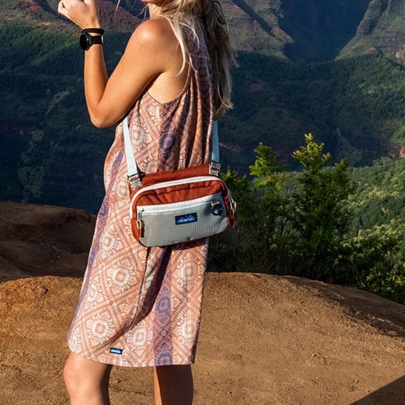 KAVU Crossbody Bag with Blue Strap, Delray - Picture 13 of 13